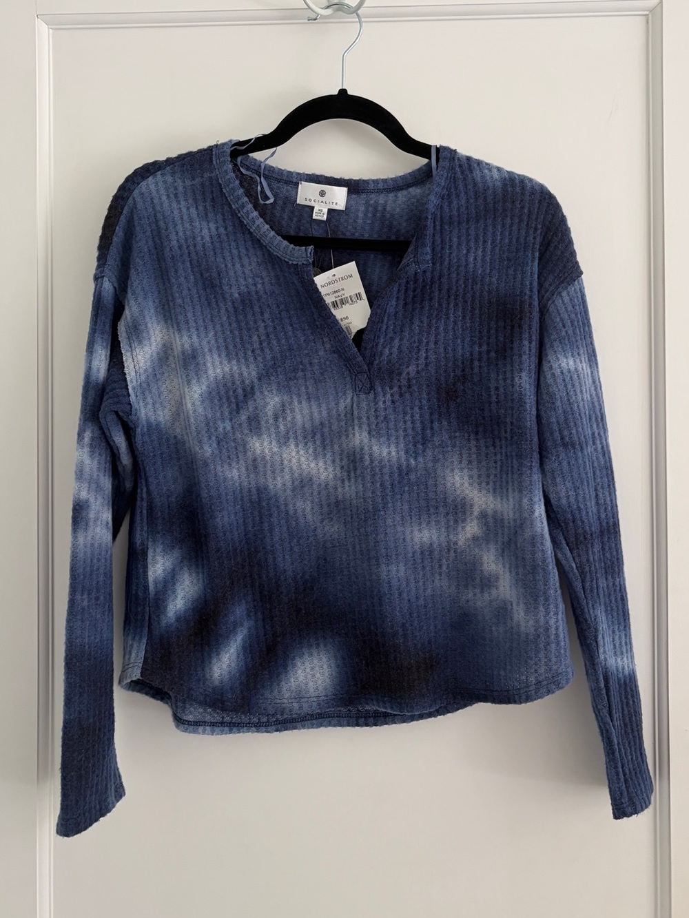 Z Supply Tie-Dye Long Sleeve Top